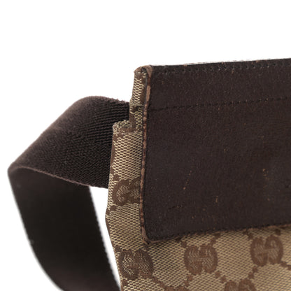 Gucci GG Monogram Double Pocket Belt Bag Dark Brown 16 of 18