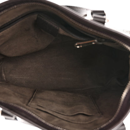 Gucci GG Supreme Monogram Small Zippered Tote Dark Brown 5 of 10