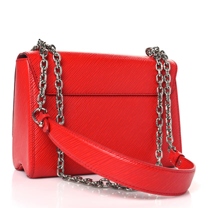 Louis Vuitton Epi Twist Shoulder Bag MM Coquelicot 3 of 8
