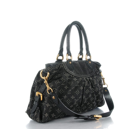 Louis Vuitton Denim Neo Cabby MM Black 3 of 7