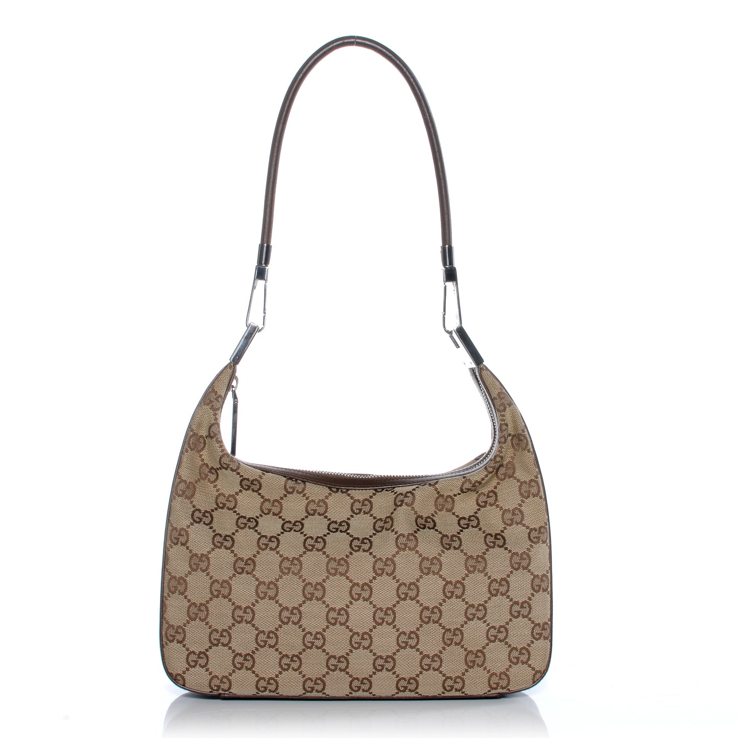Monogram Canvas Small Shoulder Bag Ebony
