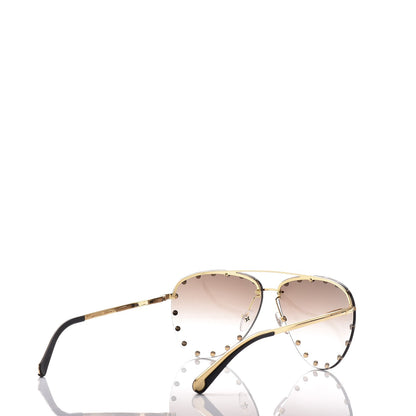 Louis Vuitton The Party Aviator Gradient Sunglasses Z0914U Brown 4 of 8