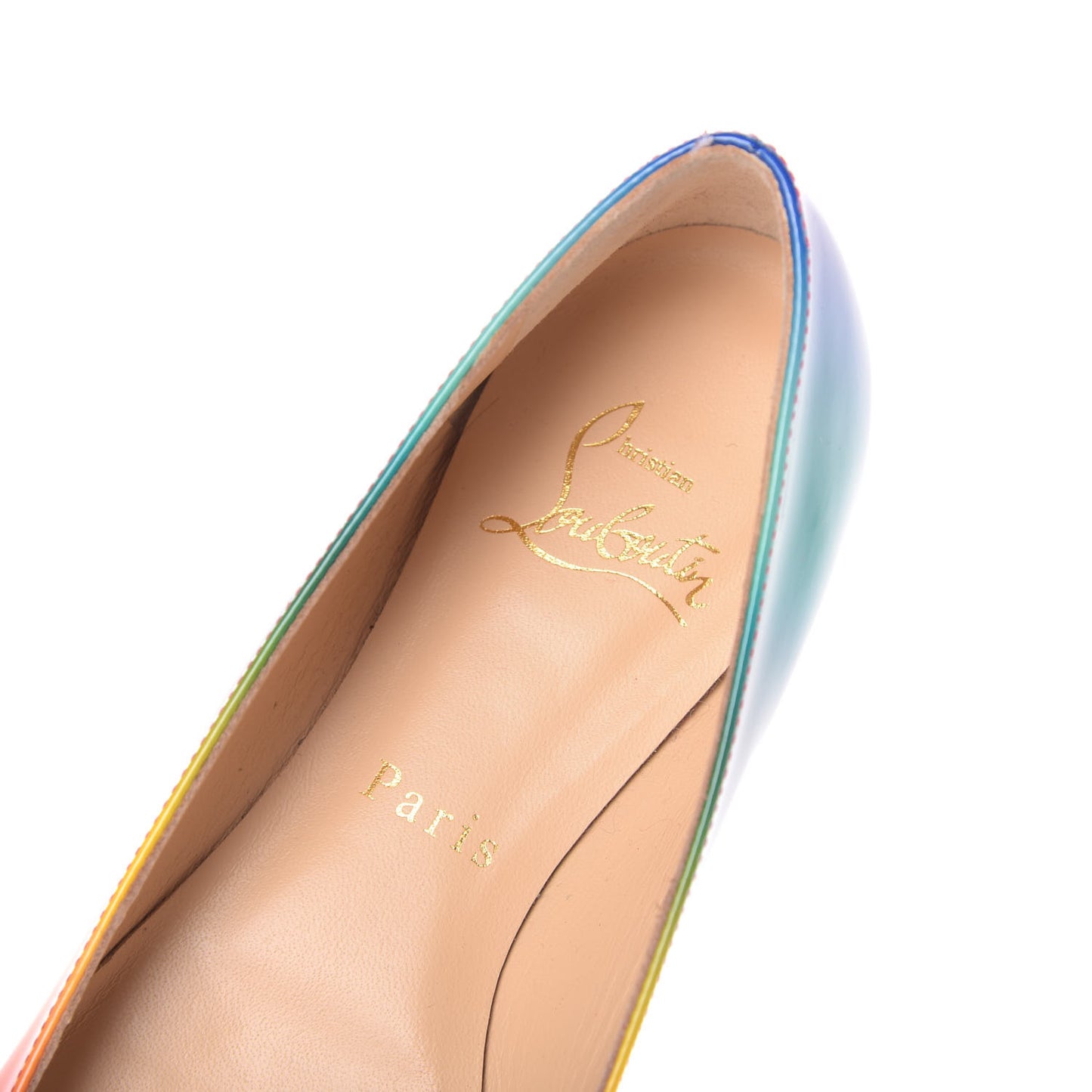 Patent Rainbow Ballalla Flats 36.5 Multicolor