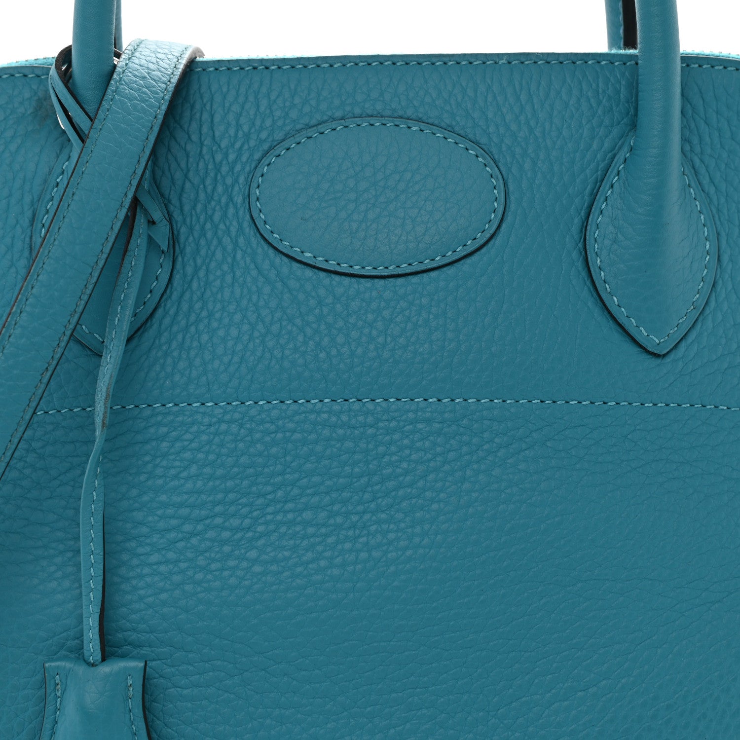 Hermes Taurillon Clemence Bolide 31 Turquoise 8 of 8