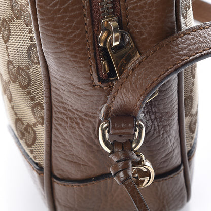 Gucci Monogram Mini Bree Messenger Bag Beige Tabacco 13 of 22