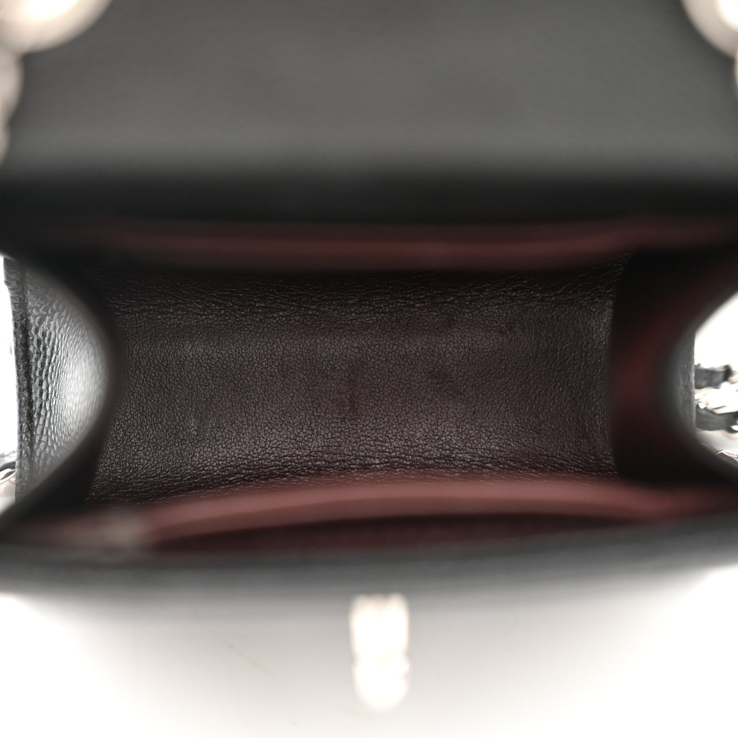 Caviar Quilted Classic Phone Holder Black