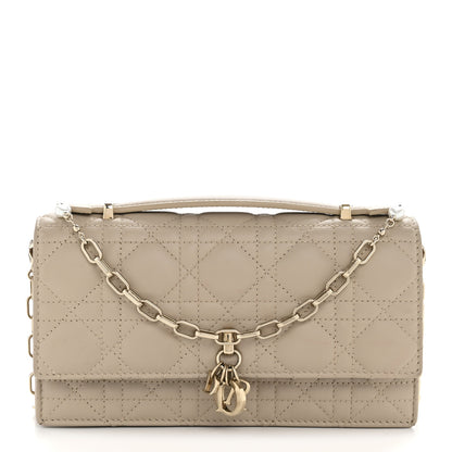 Christian Dior Lambskin Cannage Mini My Dior Bag Sand 1 of 13