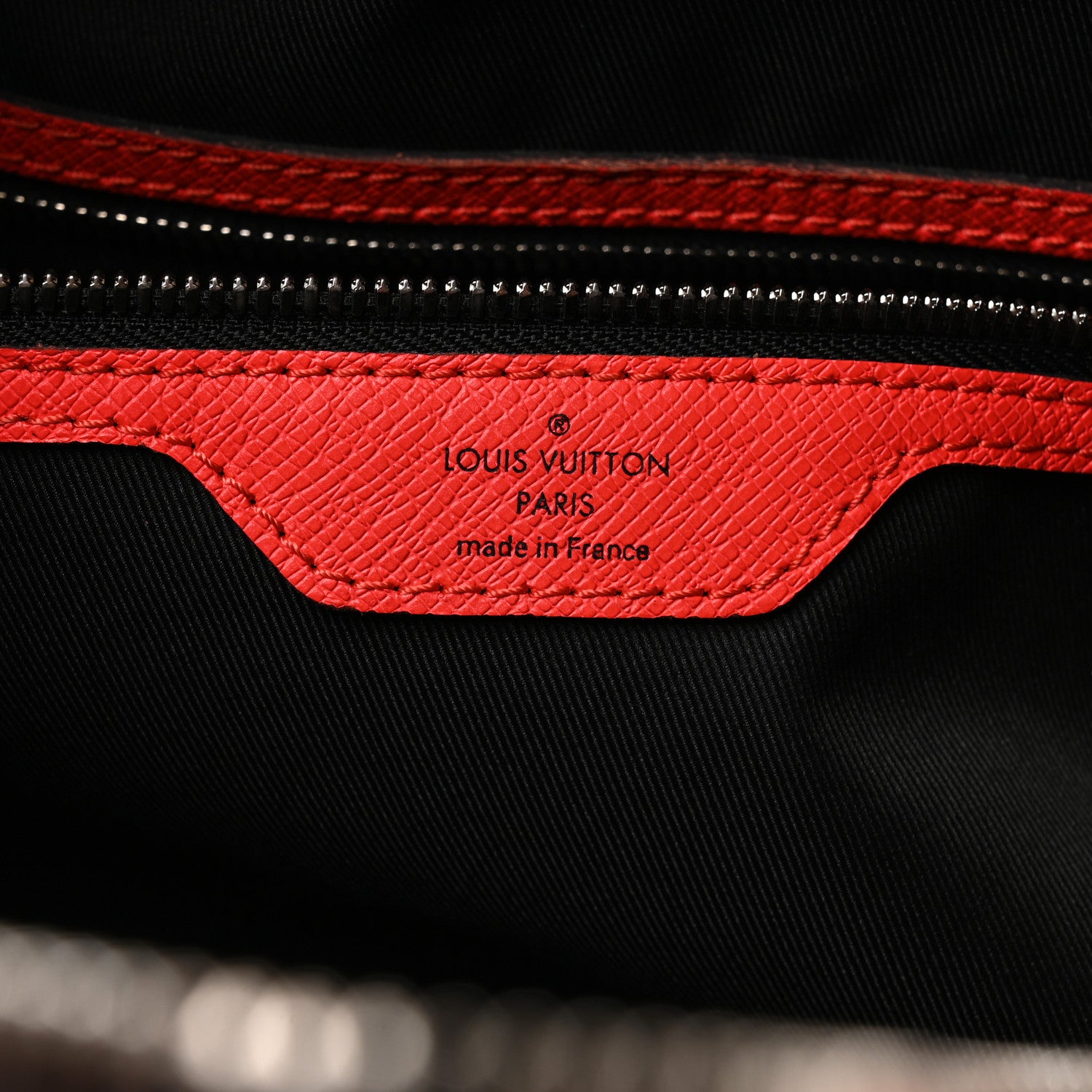 Louis Vuitton Taigarama Keepall Bandouliere 50 Fire Red 5 of 8