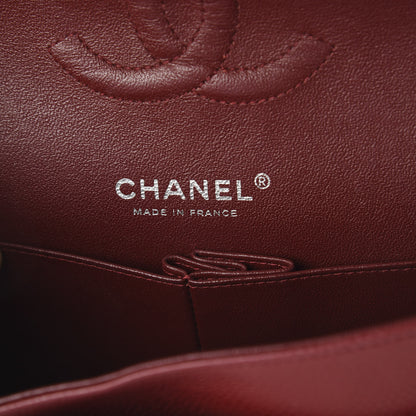 Chanel Caviar Quilted Medium Double Flap Dark Red 7 of 7