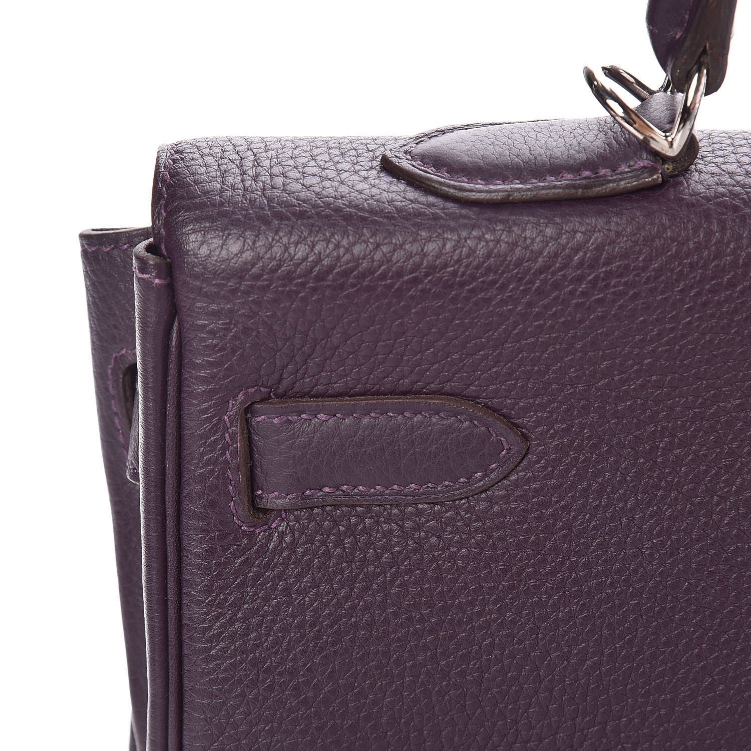Hermes Togo Kelly Retourne 35 Raisin 14 of 51