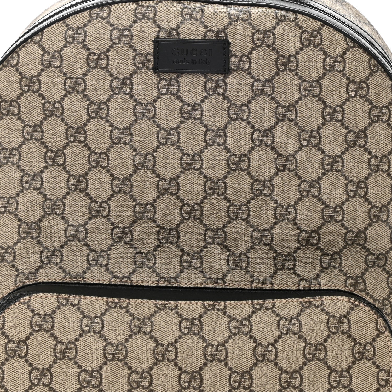 Gucci GG Supreme Monogram Medium Backpack Black 8 of 10