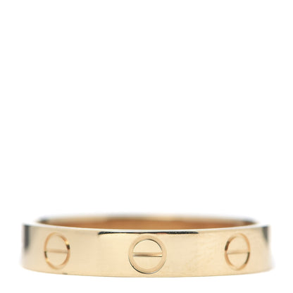 Cartier 18K Yellow Gold 3.5mm LOVE Wedding Band Ring 55 7.25 3 of 6