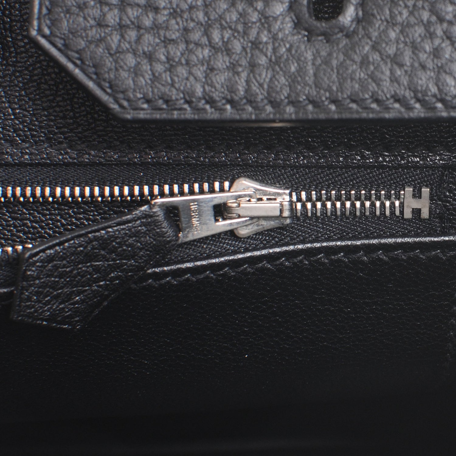 Hermes Taurillon Clemence Birkin 35 Black 9 of 10