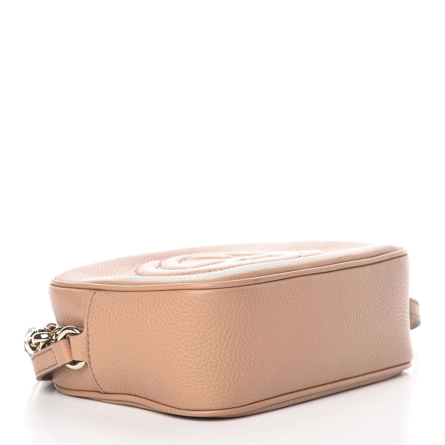 Gucci Pebbled Calfskin Small Soho Disco Bag Rose Beige 4 of 11
