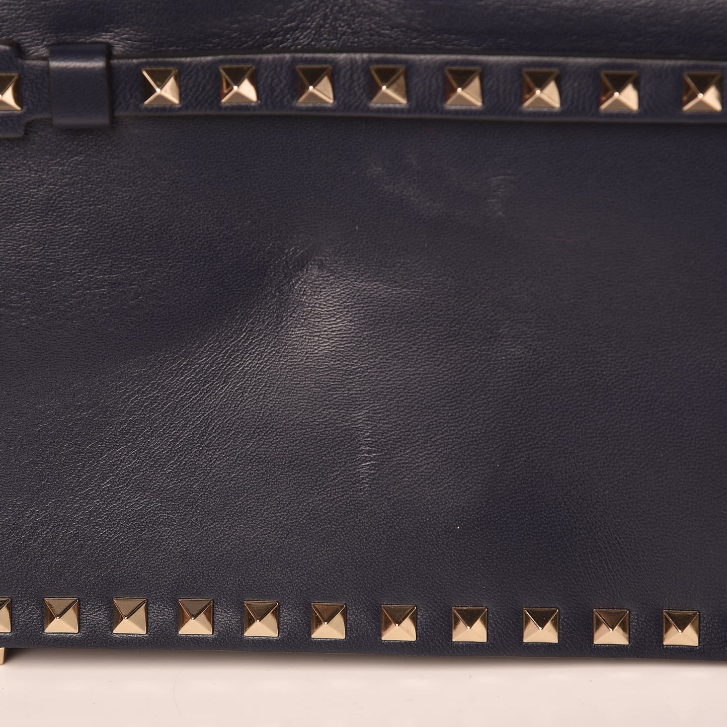 Nappa Rockstud Wristlet Clutch Marine