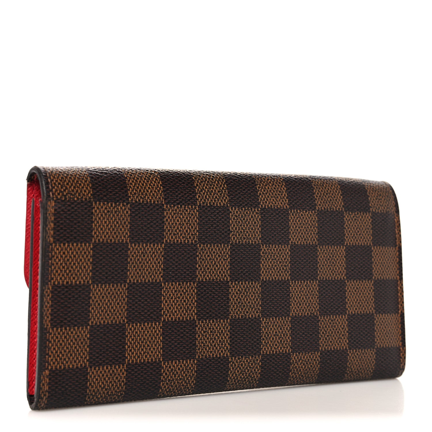 Louis Vuitton Damier Ebene Emilie Wallet Red 3 of 6