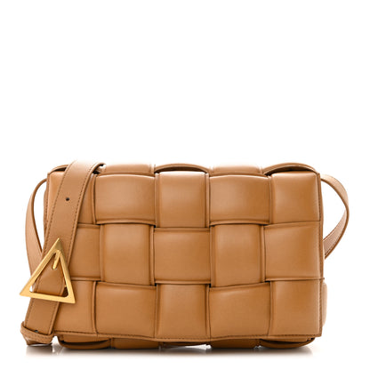 Bottega Veneta Nappa Maxi Intreccio Padded Cassette Crossbody Bag Caramel 1 of 10