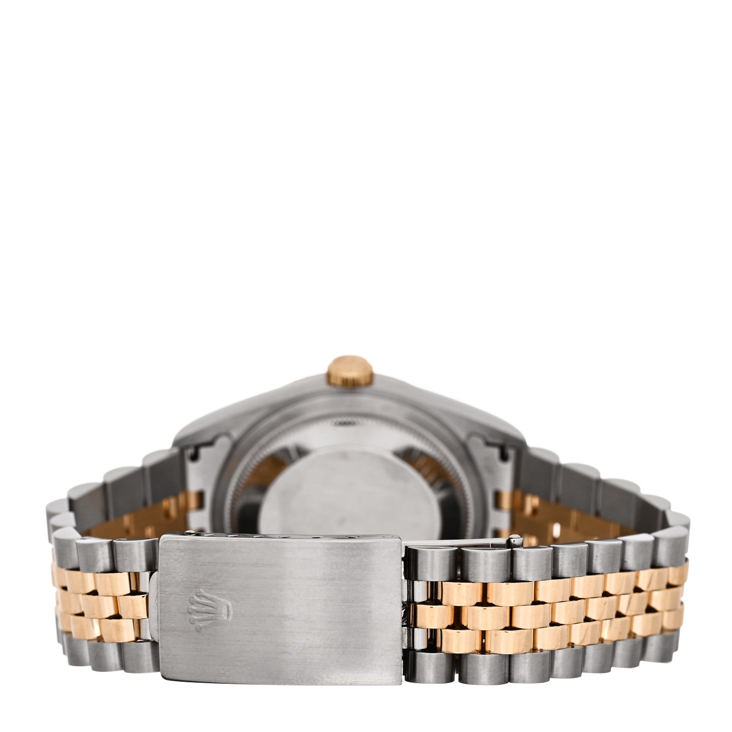 Rolex Stainless Steel 18K Yellow Gold 36mm Oyster Perpetual Datejust Watch Black 16233 3 of 4