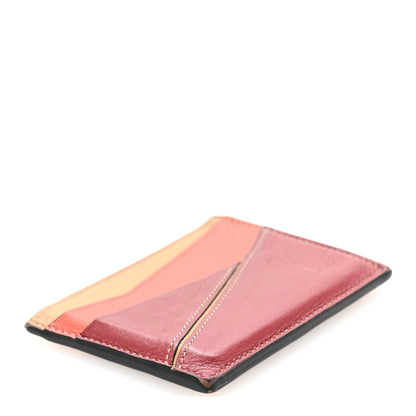 Loewe Calfskin Puzzle Colorblock Card Holder Multicolor 4 of 10