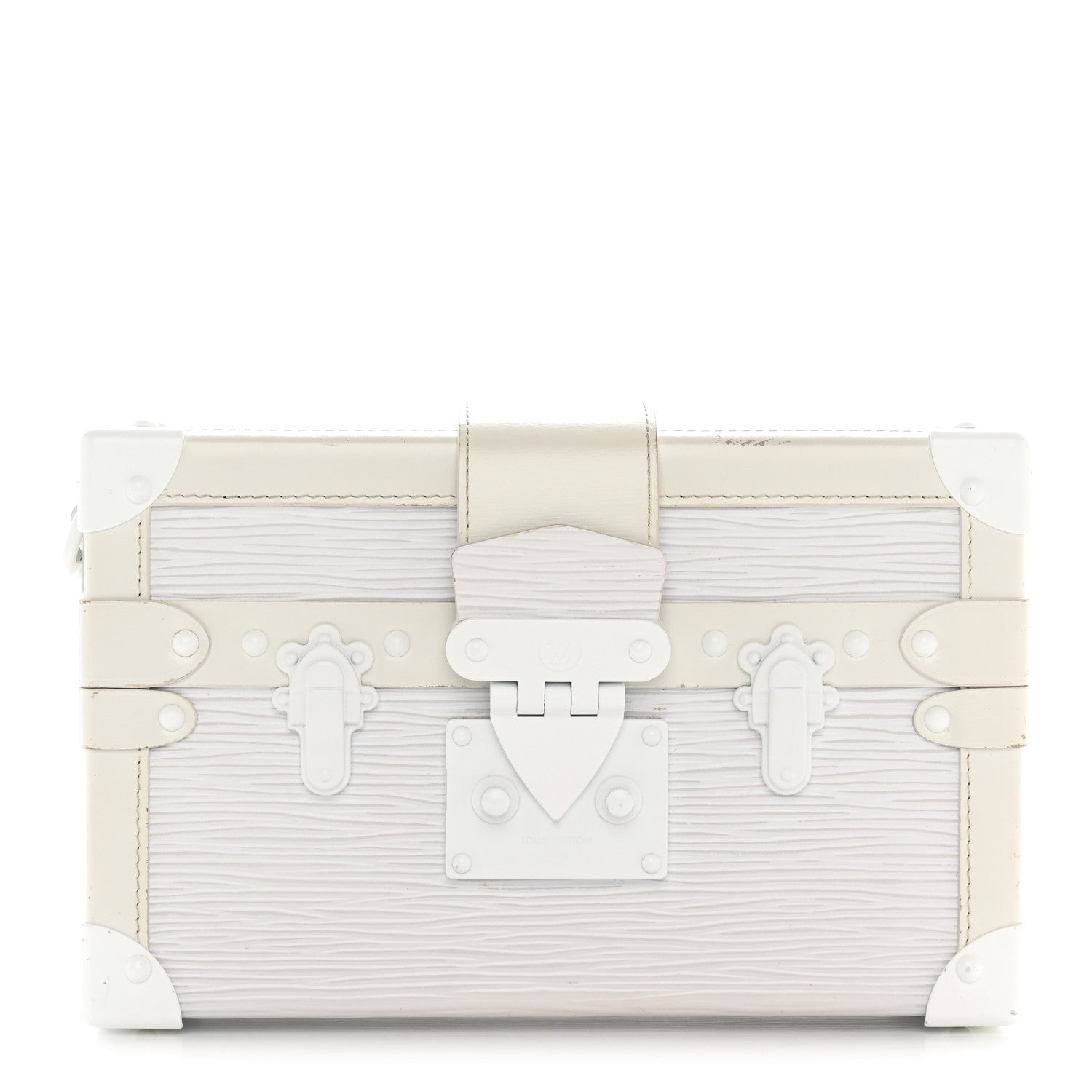 Louis Vuitton Epi Monochrome Petite Malle White 1 of 16