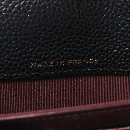 Chanel Caviar Quilted Large Gusset Flap Wallet Black 7 of 8