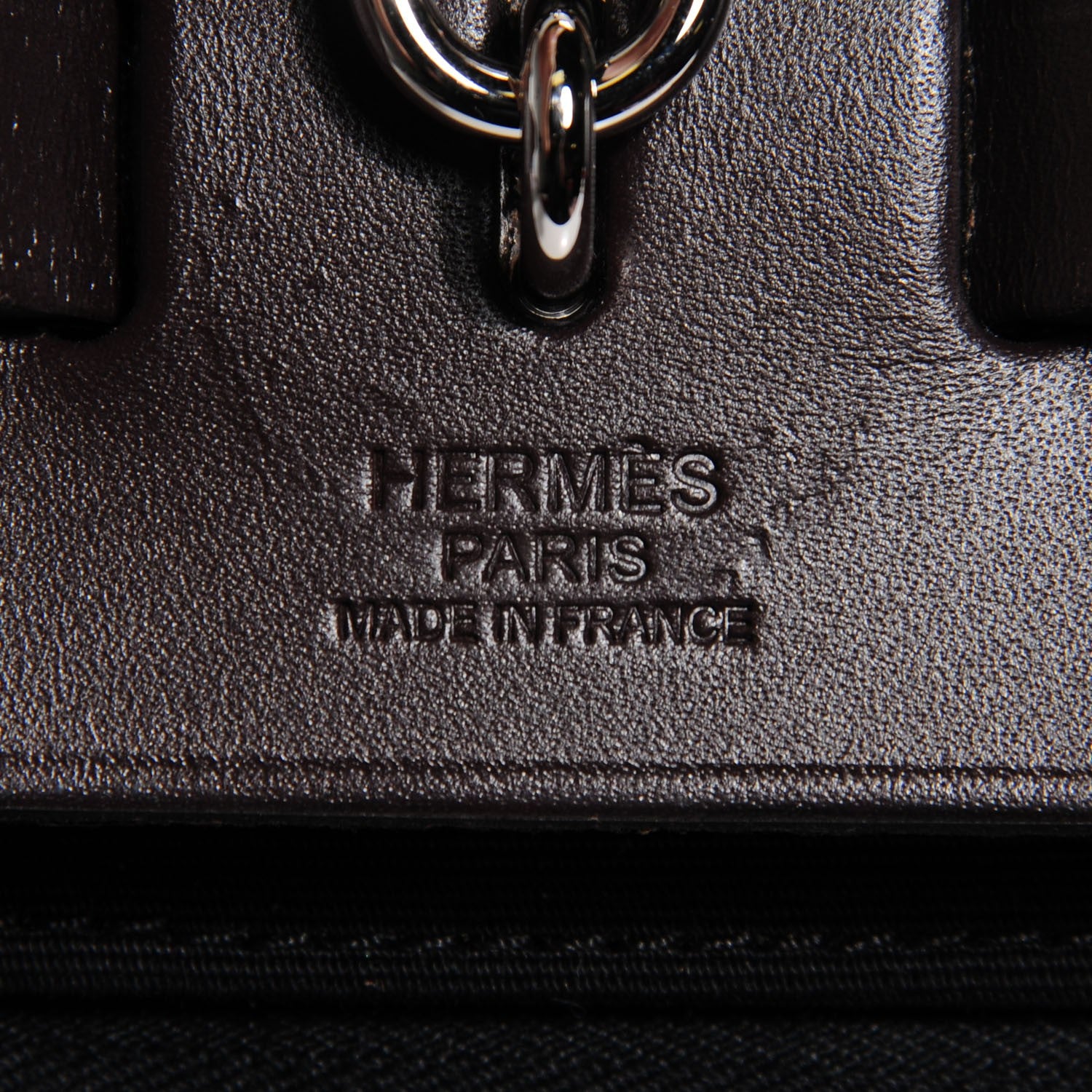 Hermes Toile Vache Hunter Herbag Zip 31 PM Black Ebene 6 of 18