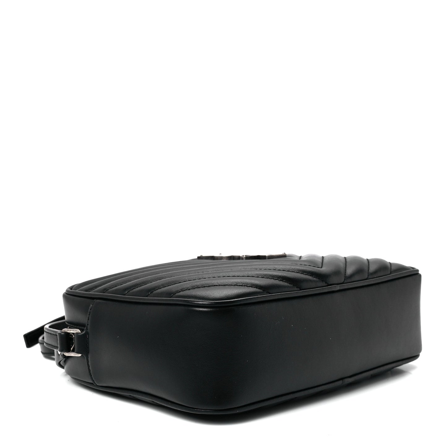 Calfskin Matelasse Monogram Lou Camera Bag Black