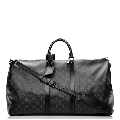 Louis Vuitton Monogram Eclipse Keepall Bandouliere 55 1 of 9