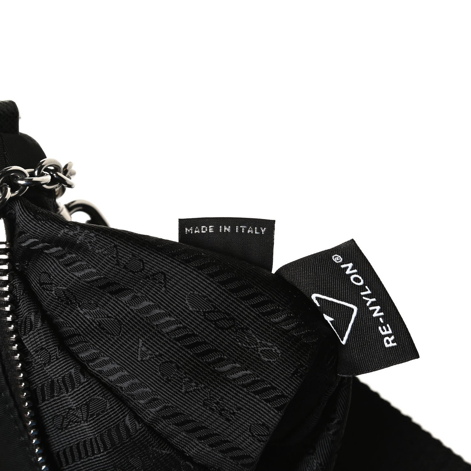 Prada Nylon Re-Edition 2005 Shoulder Bag Black 12 of 17