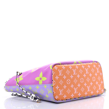 Louis Vuitton Monogram Giant Neverfull MM Pink Lilac 4 of 12