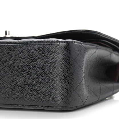 Chanel Caviar Quilted Jumbo Double Flap Black 9 of 9