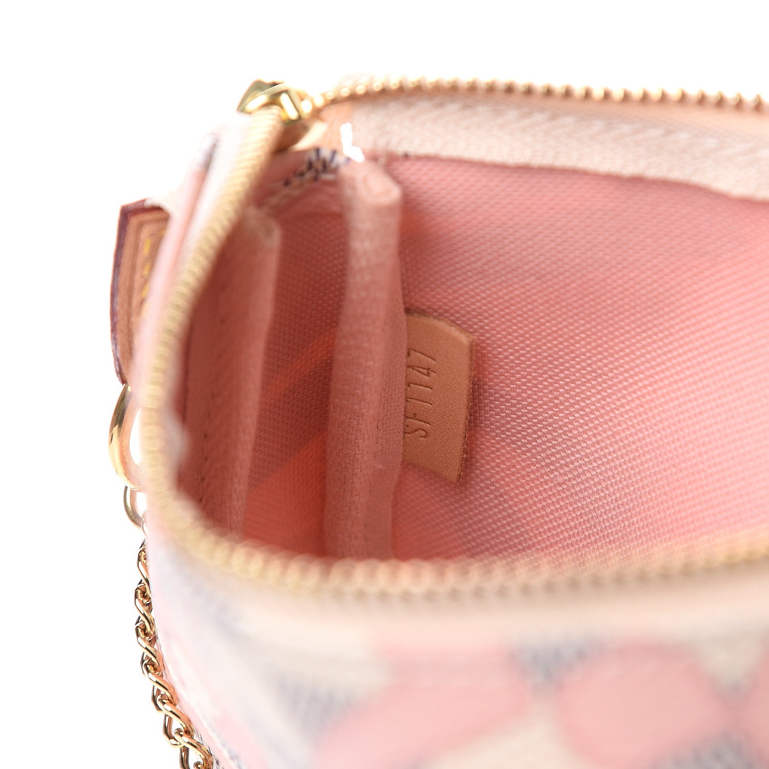 Louis Vuitton Damier Azur Tahitienne Mini Pochette Accessories 6 of 7