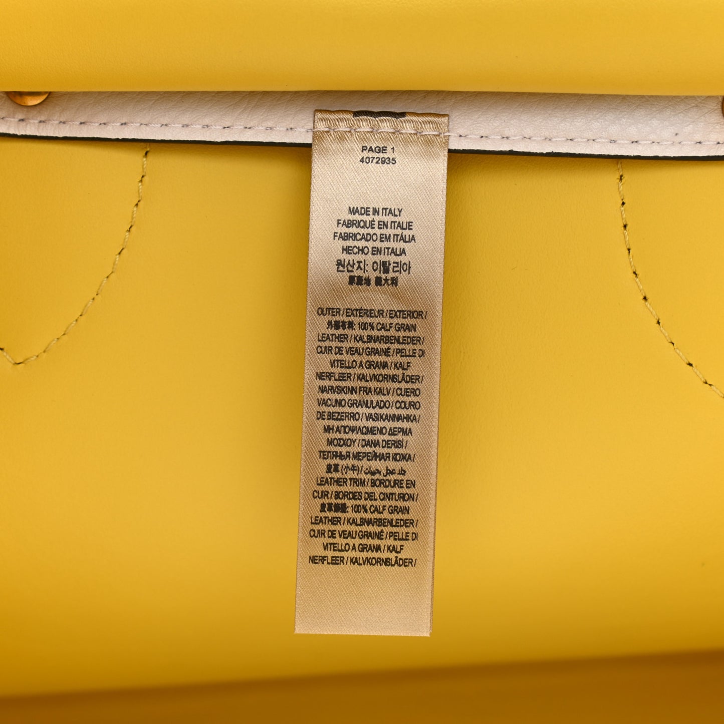 Soft Grain Calfskin Medium Belt Bag Chalk White