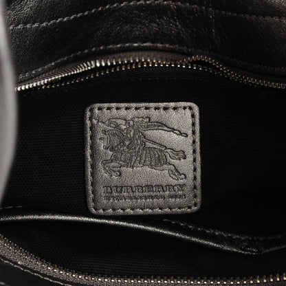 Burberry Shimmer Check Small Brooklyn Hobo Grey 6 of 8