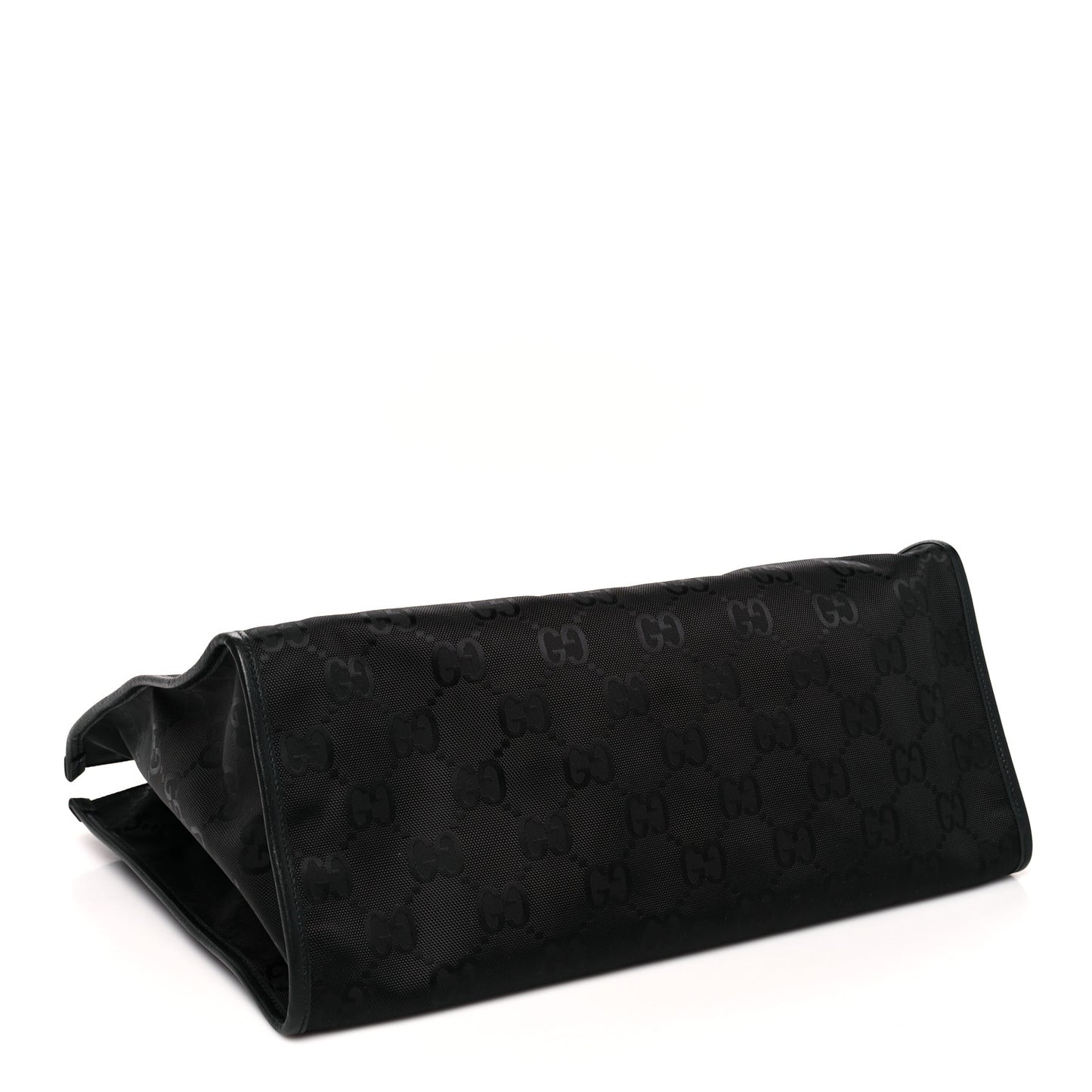 Econyl Nylon Monogram Large Off The Grid Tote Bag Black