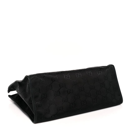 Gucci Econyl Nylon Monogram Large Off The Grid Tote Bag Black 4 of 9
