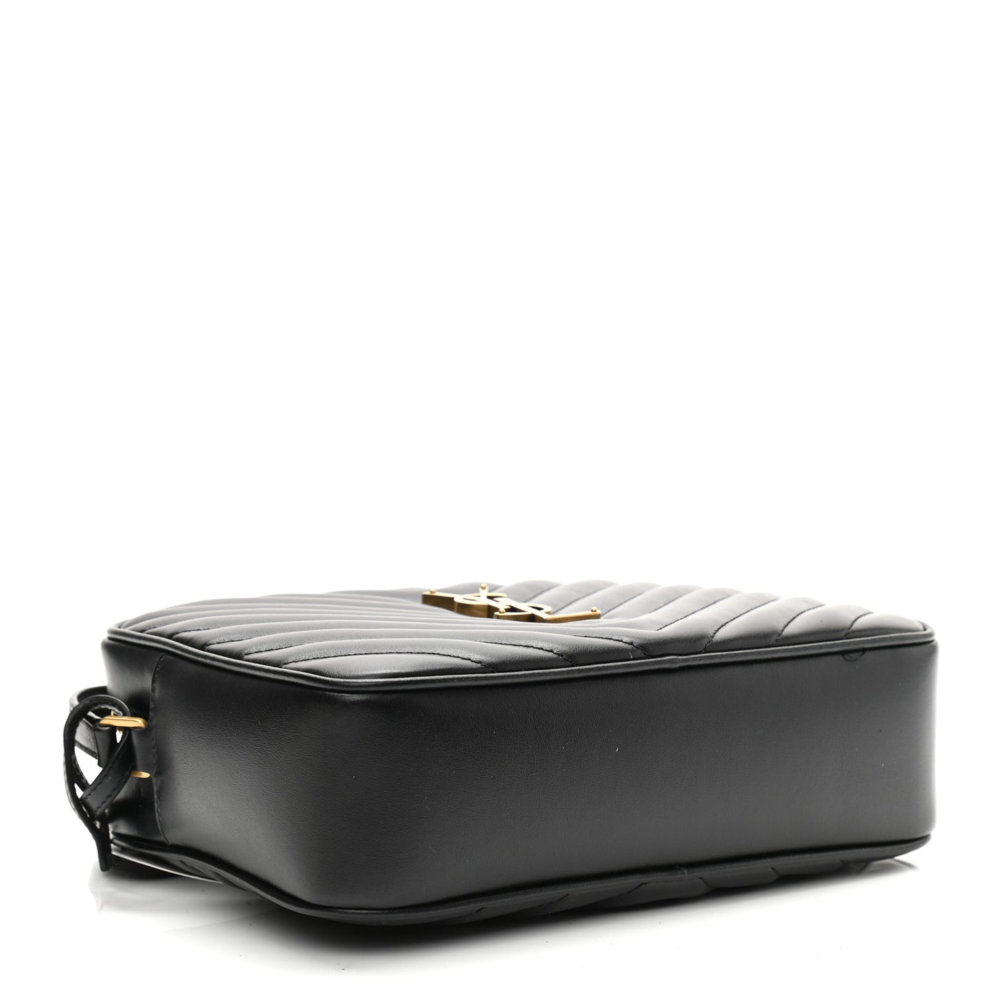 Calfskin Matelasse Monogram Lou Camera Bag Black