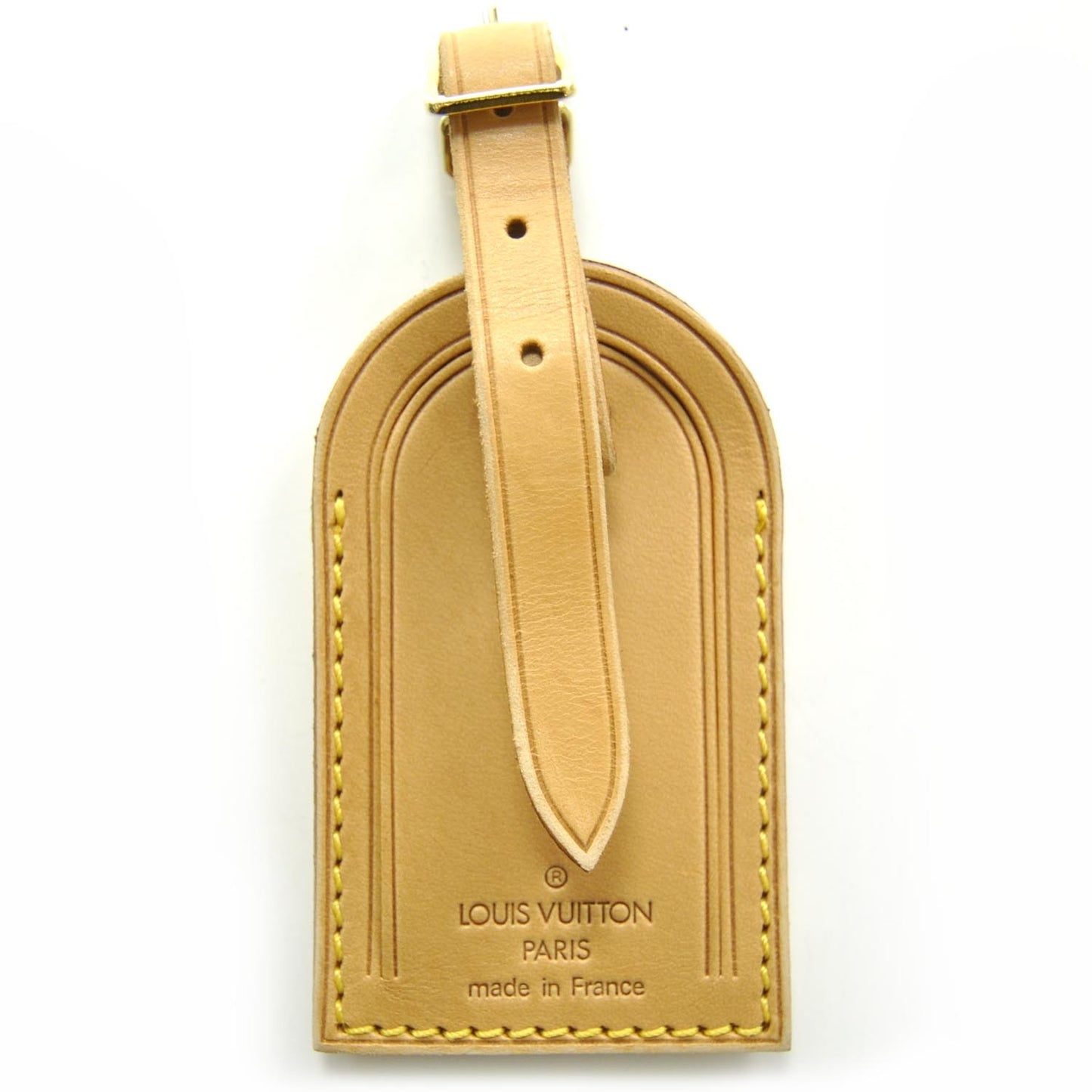 Vachetta Leather Luggage Tag