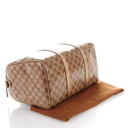 Gucci Crystal Monogram Medium Joy Boston Bronze 4 of 7