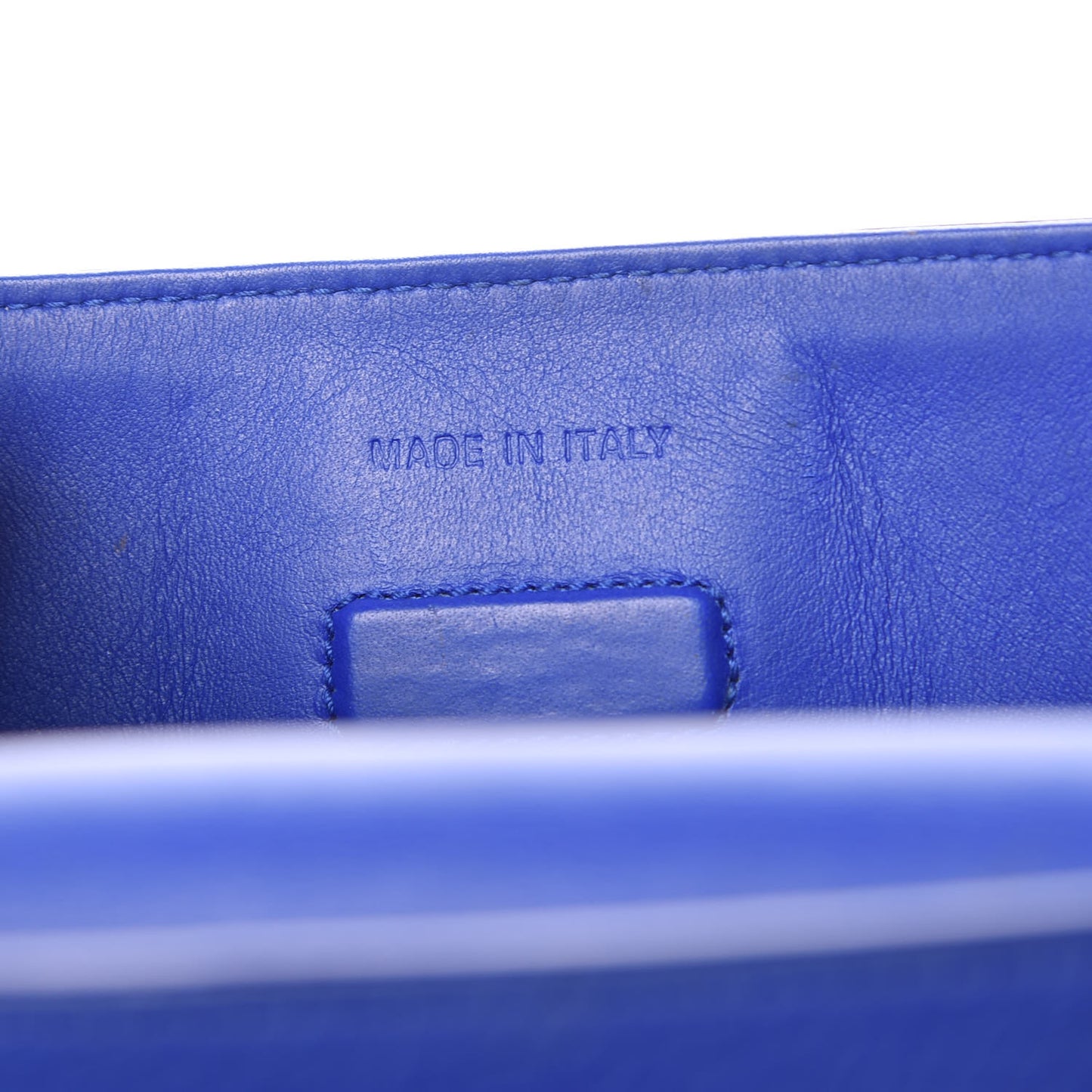 Bullcalf Medium Diorever Flap Yves Klein Blue