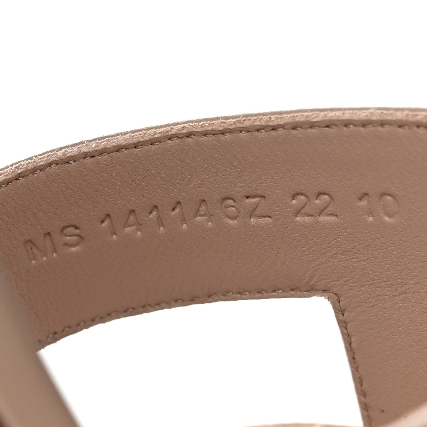 Hermes Calfskin Oasis Sandals 39 Beige Nude 6 of 9