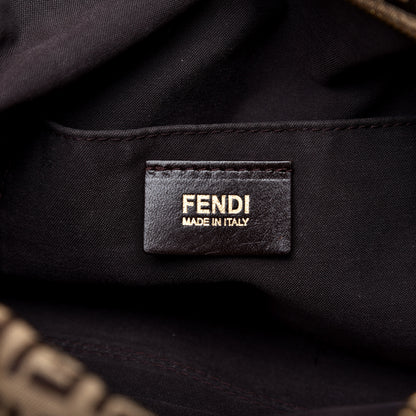Fendi Zucchino Vitello Boston Mogano Panna Bruciato 8 of 12