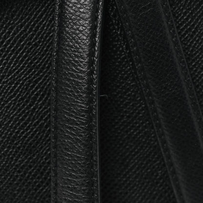 Christian Dior Grained Calfskin Saddle Bag Black 11 of 12