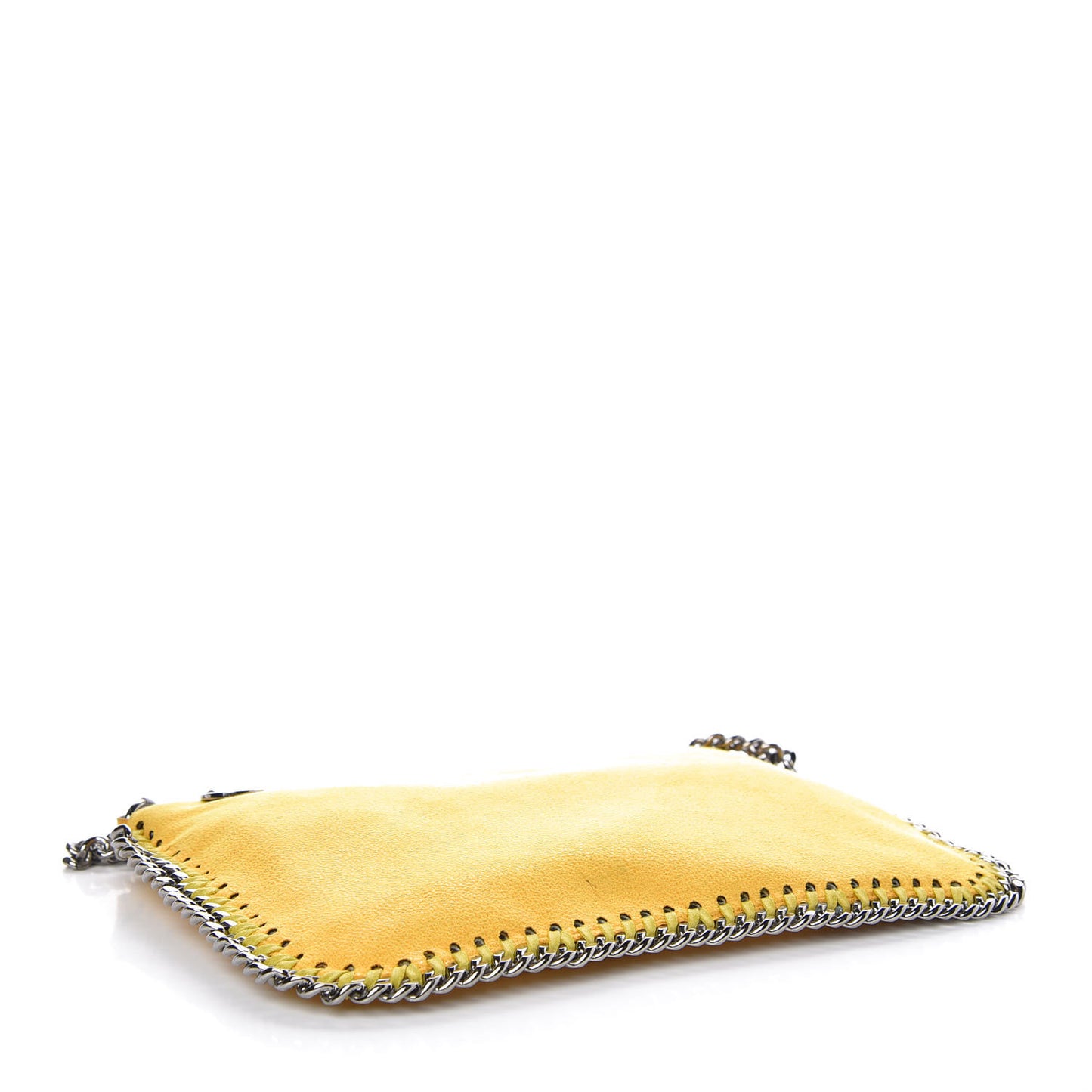 Shaggy Deer Quilted Falabella Wristlet Yellow