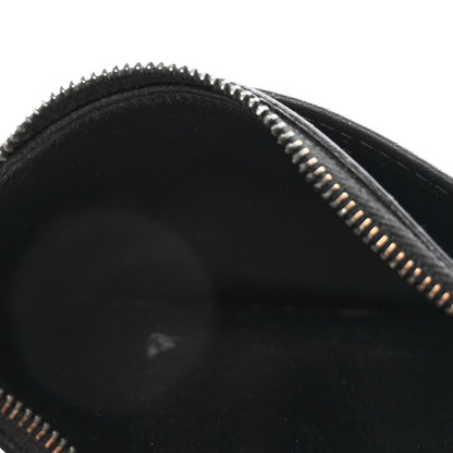 Bottega Veneta Calfskin Intrecciato Zip Card Holder Black 5 of 7