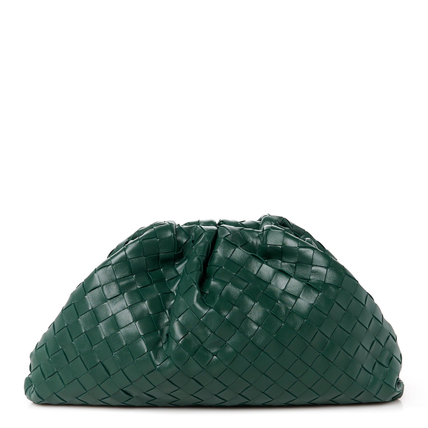 Nappa Maxi Intrecciato The Pouch Oversized Clutch Raintree