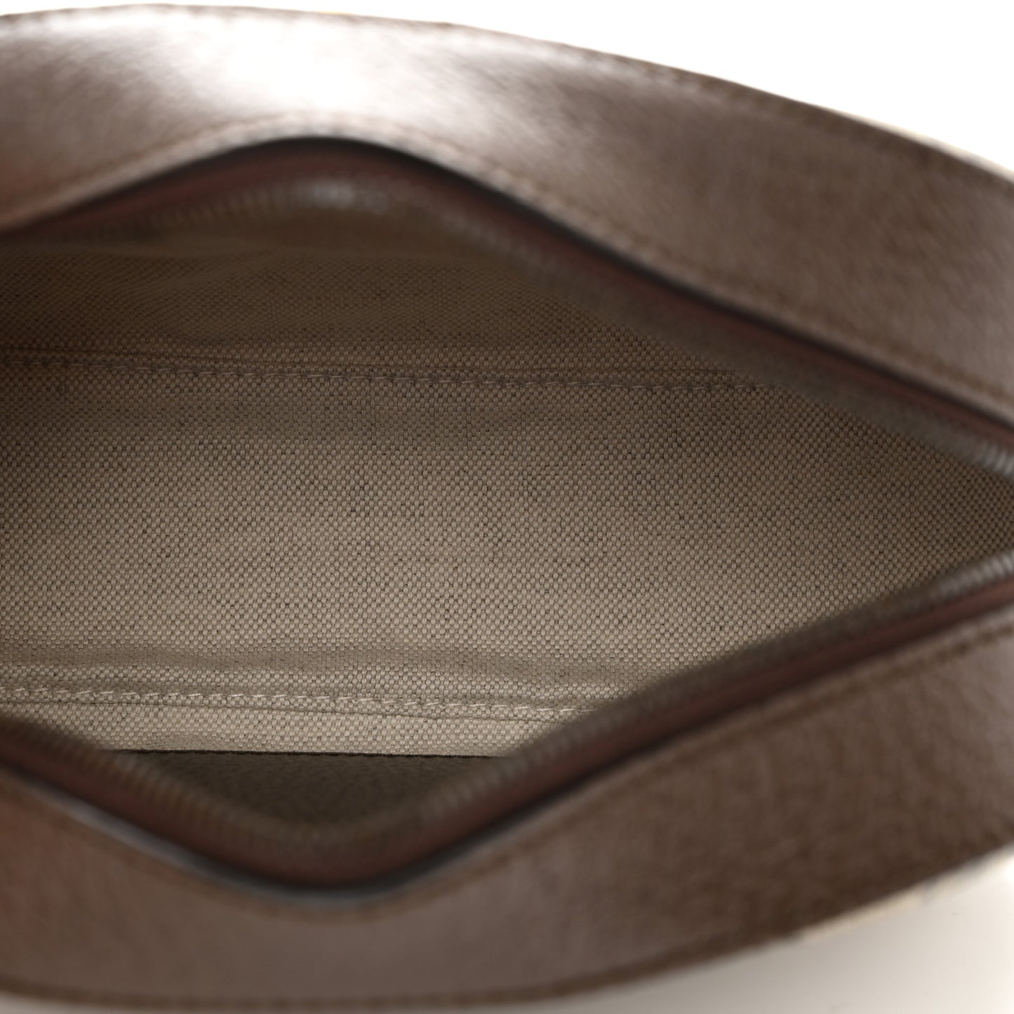 GG Supreme Monogram Textured Dollar Calfskin Web Ophidia Wristlet Shoulder Bag Beige Ebony New Acero