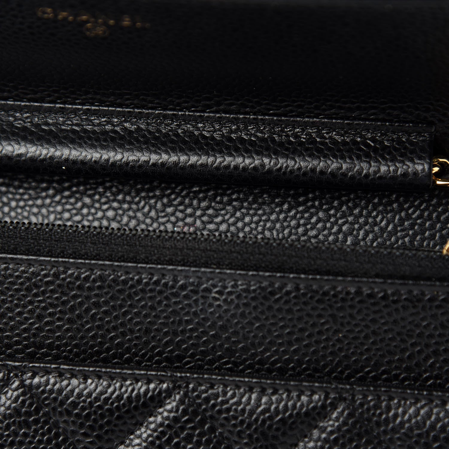 Chanel Caviar Quilted Wallet On Chain WOC Black 9 of 13