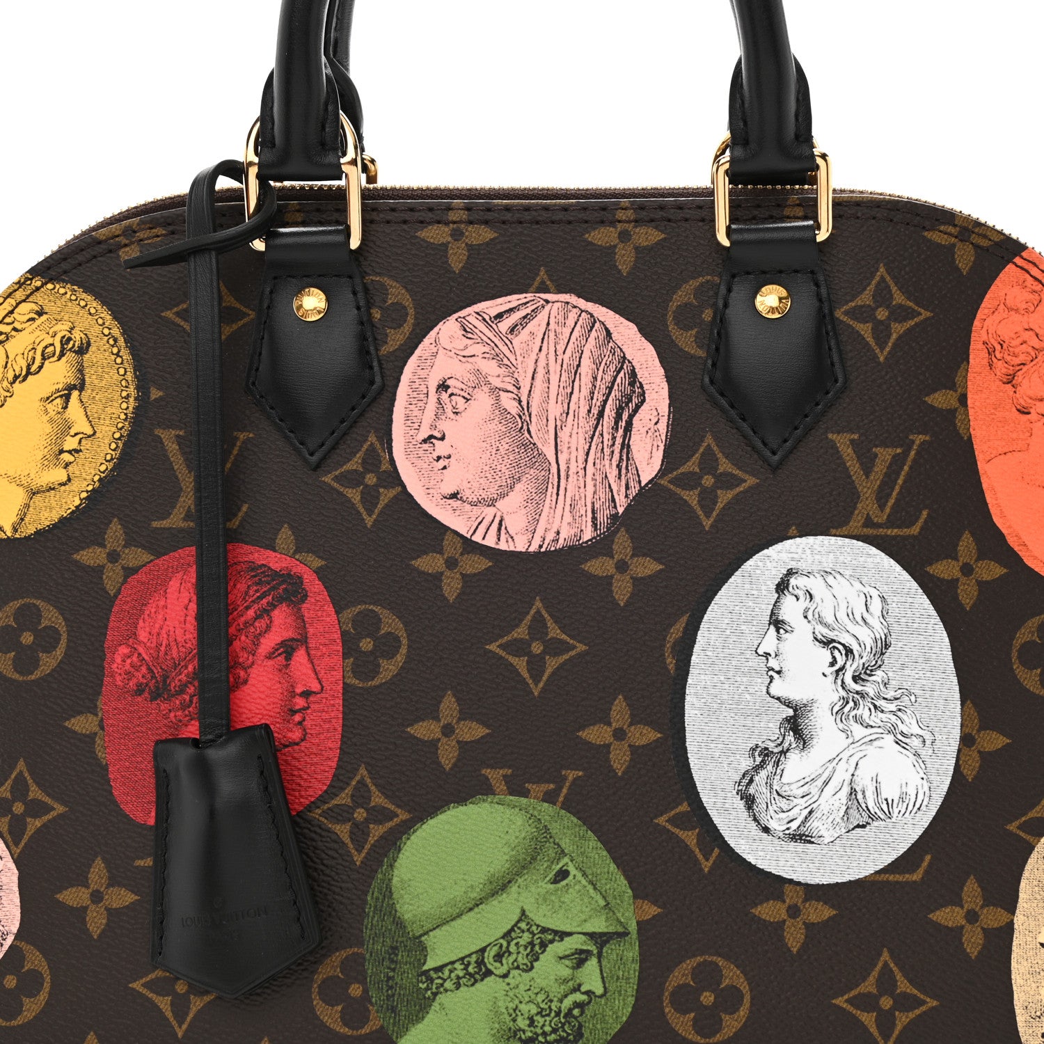 Louis Vuitton X FORNASETTI Monogram Cameo Alma PM 7 of 10