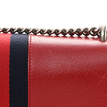 Gucci Calfskin Web Raccoon Embroidered Medium Dionysus Shoulder Bag Red 16 of 16